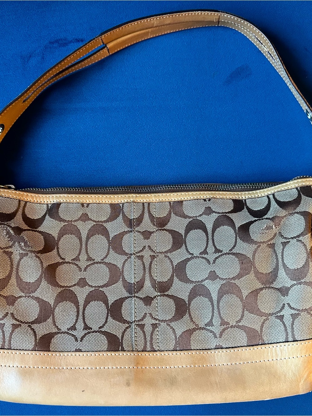 Vintage Y2K Coach 9363 Signature C East West Shoulder Bag